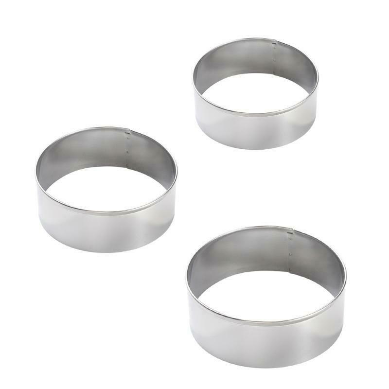 Stainless Steel Dumpling Maker 3 Pcs Small Medium and Large Dumpling Mold Dough