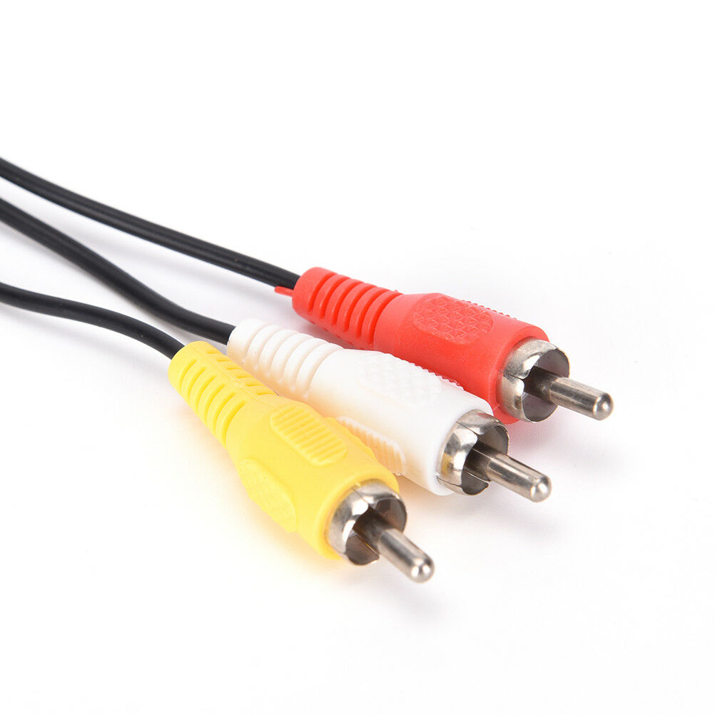 6ft AV Audio Video TV Composite Cable Cord for   N64 SNES Super Game S TwJCDD