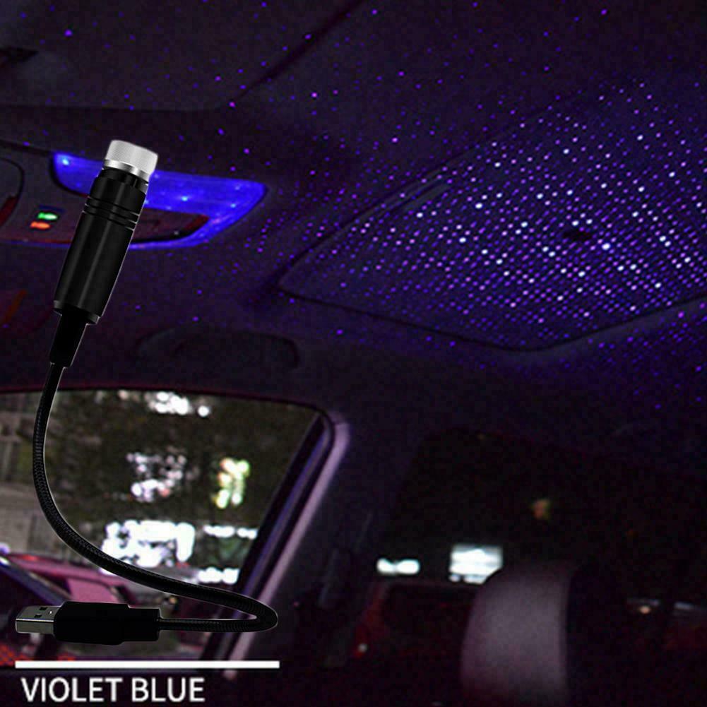 USB Voiture IntÃ©rieur Atmosphere Ã‰toilÃ©e Ciel Lampe Ambiant Star LÃ©ger LED L.