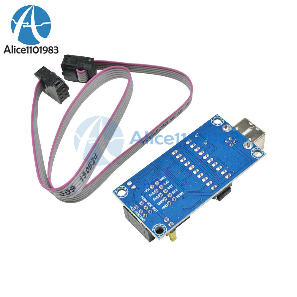 2PCS USBTiny USBtinyISP AVR ISP programmer Arduino bootloader Meag2560 uno r3