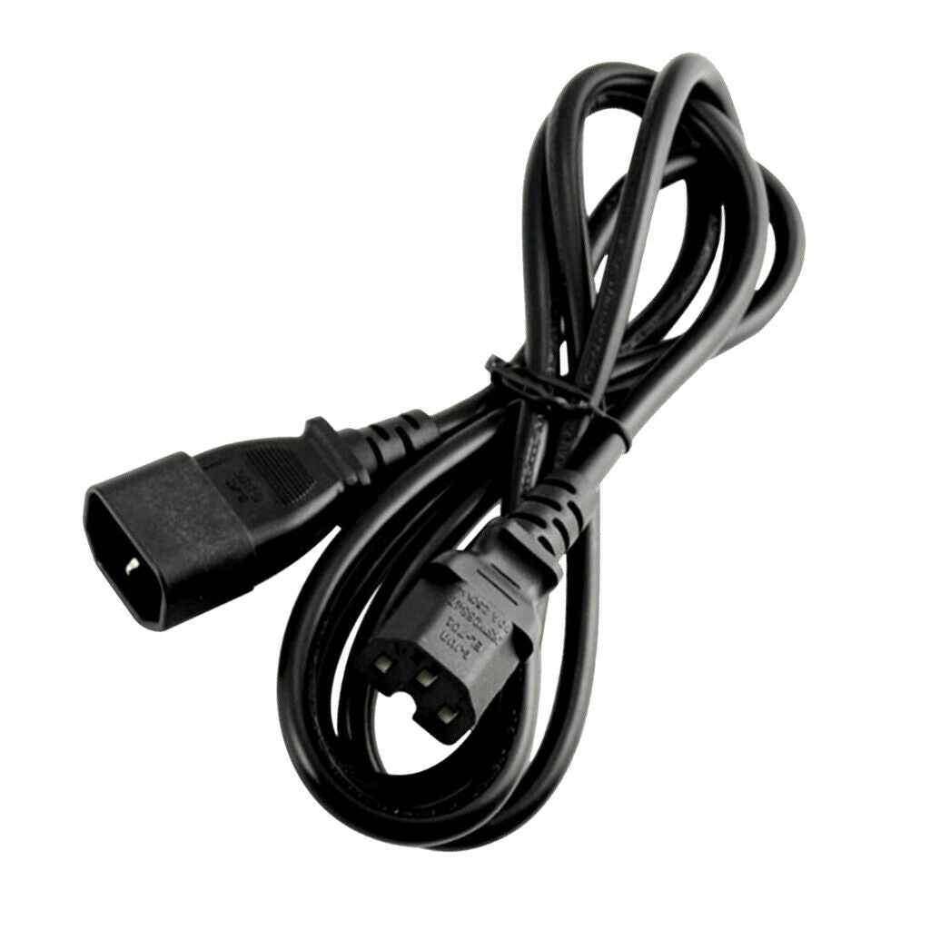 2m  / 6.6ft 10A IEC 320 C14 to C15 AC Power Extension Cord Cable for PDU UPS