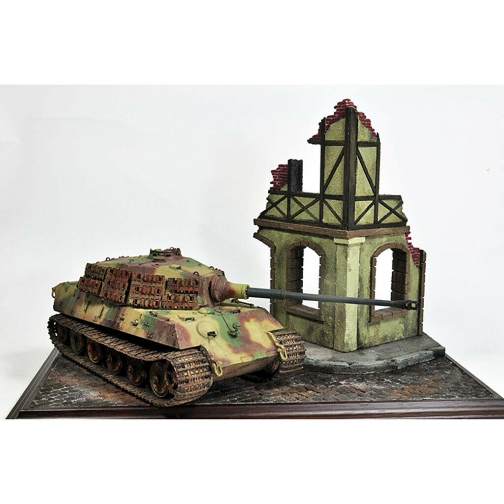 Scale Kits Ruins House* for Dioramas Layout Sand Table DIY Accessories