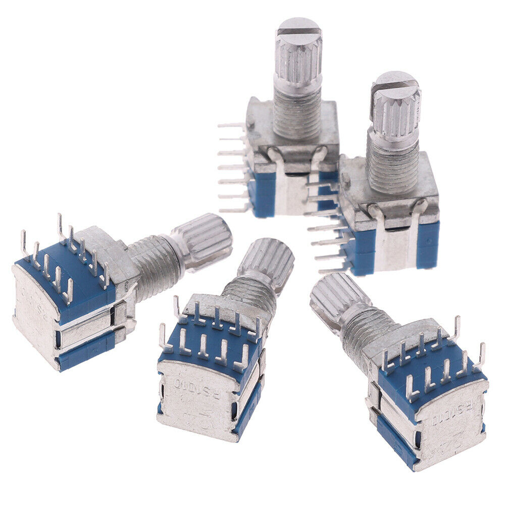 5 Pcs Band Switch Rotary Switch Gear Change Switch 2 Pole 4 Position RS1010 WF