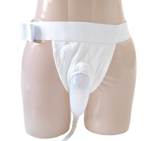 2X1000ml Bags Male Urinal Bag Spill Proof Collector Incontinence Aid Bathroom