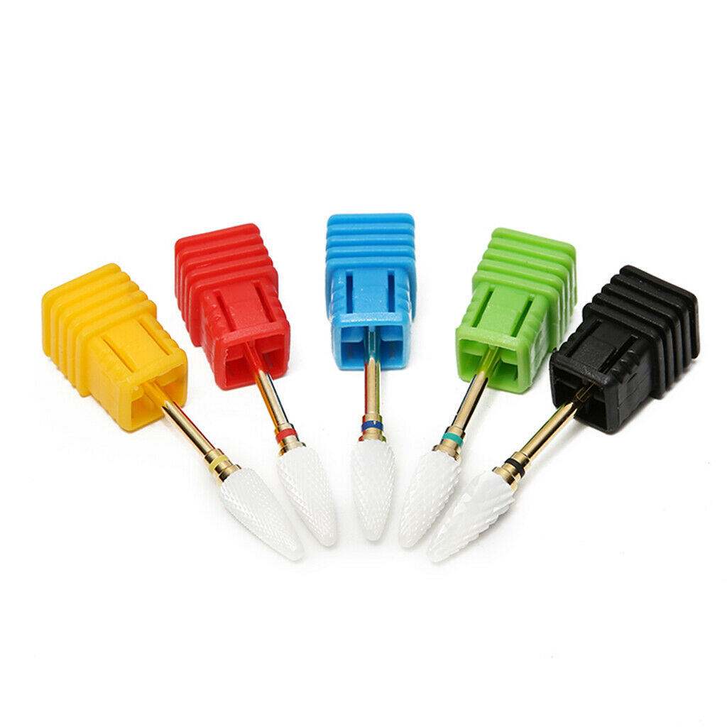 Ceramic Polishing Head Nail Grinding Drill Bit for Electric Nail Machine XF