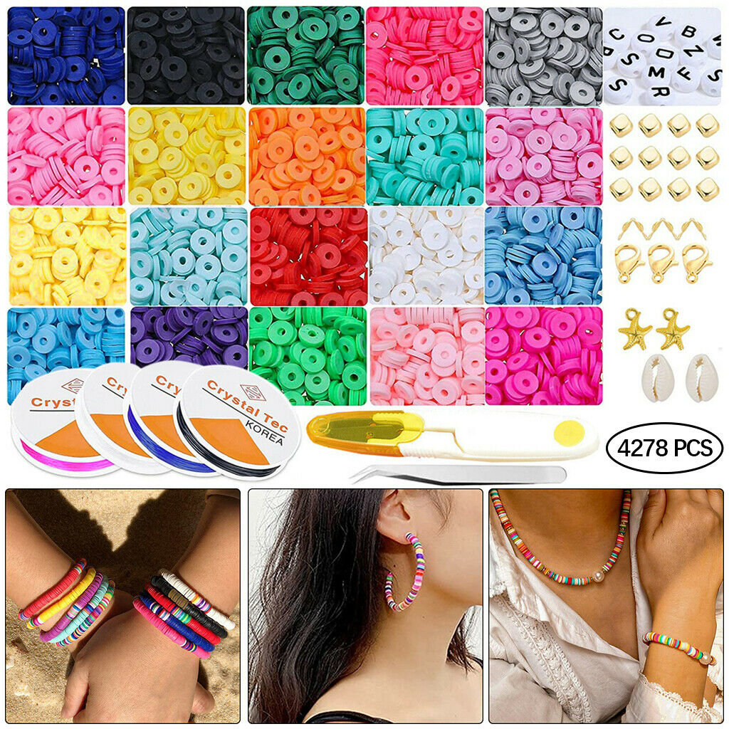 4278 Clay Heishi Beads Disc Beads Jewelry Marking Bracelets Necklace DIY 6mm