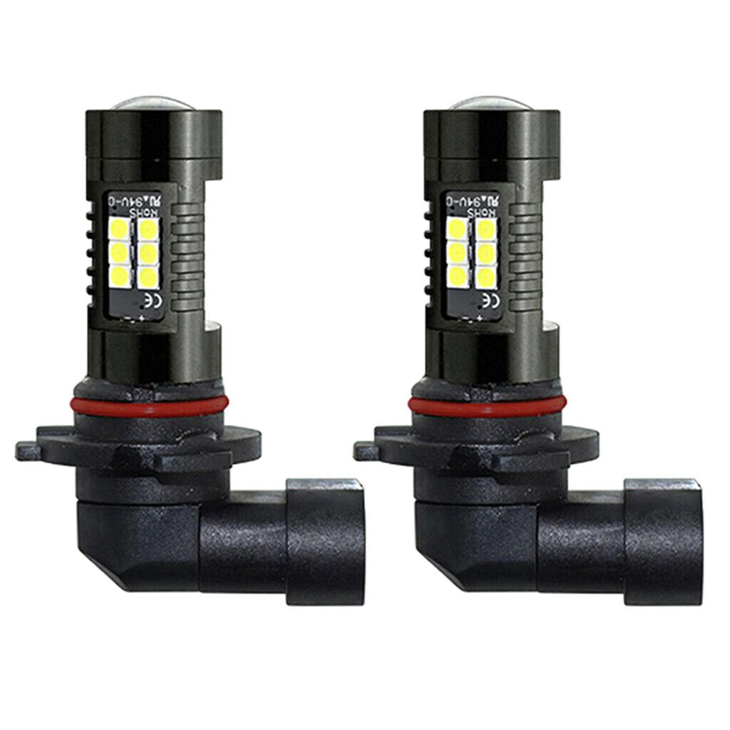 2pcs H10 21SMD Car LED White Fog Driving Light Bulbs Lamp DRL DC 12V-28V