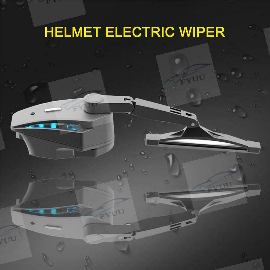 Universal Motorcycle Helmet Wiper Electric Wiper Compatible with Most Visor