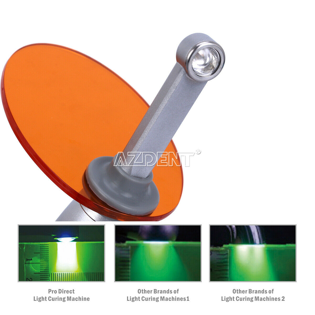 Black Dental Wireless LED PRO105 Curing Light Lamp 1 Second Curing High Power