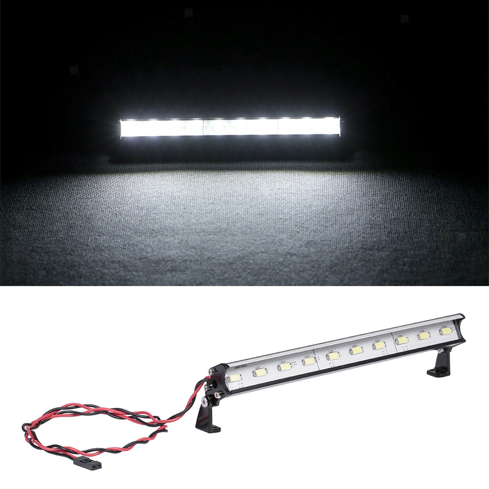 Metal 135mm Roof Headlights for  Slash/Slash 4x4 RC Car Buggy Trucks
