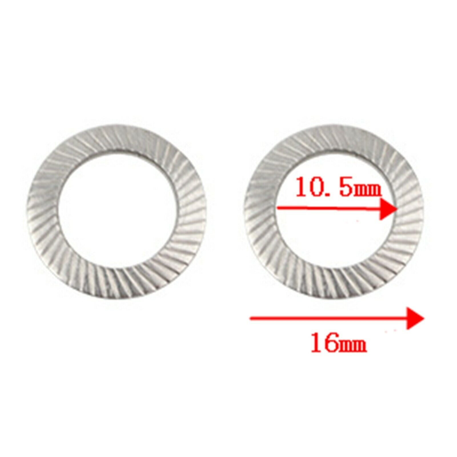 10Pack Bike Easy Wheel Spacer Aluminum Alloy Shim Washer Gasket Components
