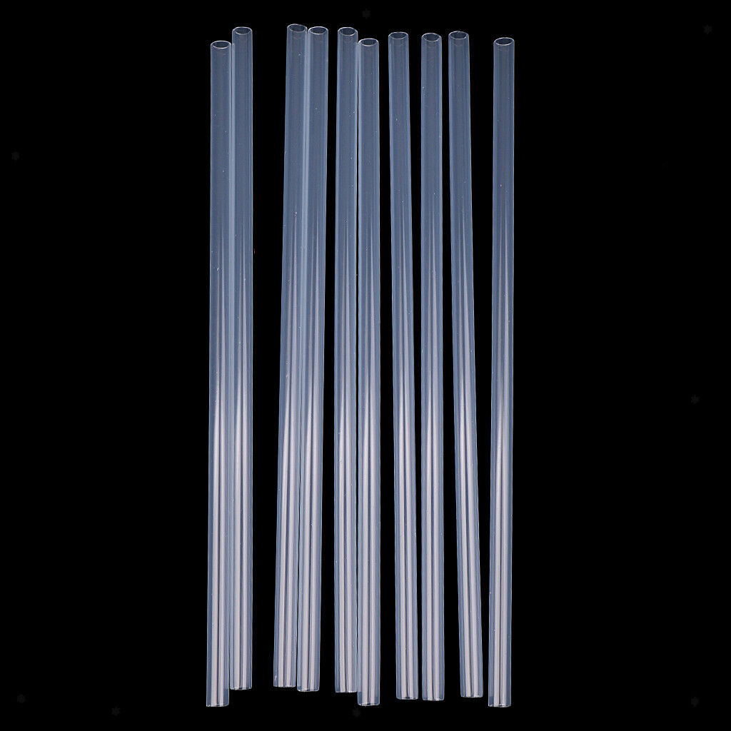 30 in 1 Reusable Clear Hard Plastic Straw+3x Cleaning Brush Kid Party Supply