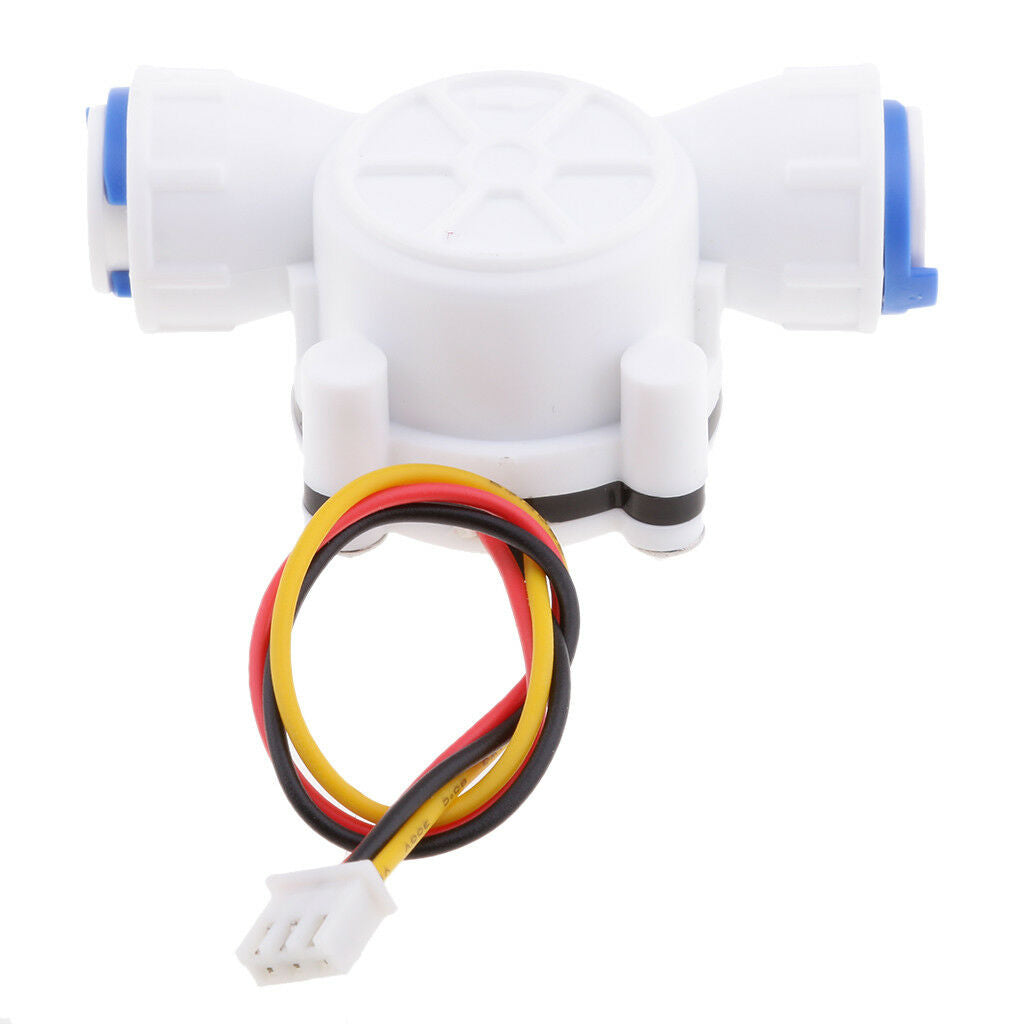3/8" Water Flow Hall Sensor Switch PE Pipe Flow Meter Flowmeter Counter