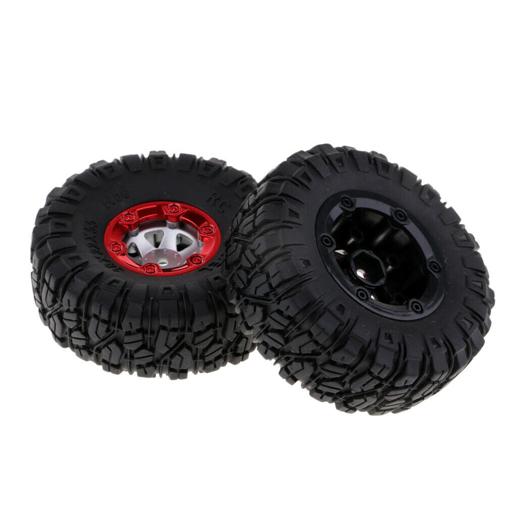 RC Car Rubber Plastic Tire Tyres for Wltoys 12428 12423 RC Car Parts
