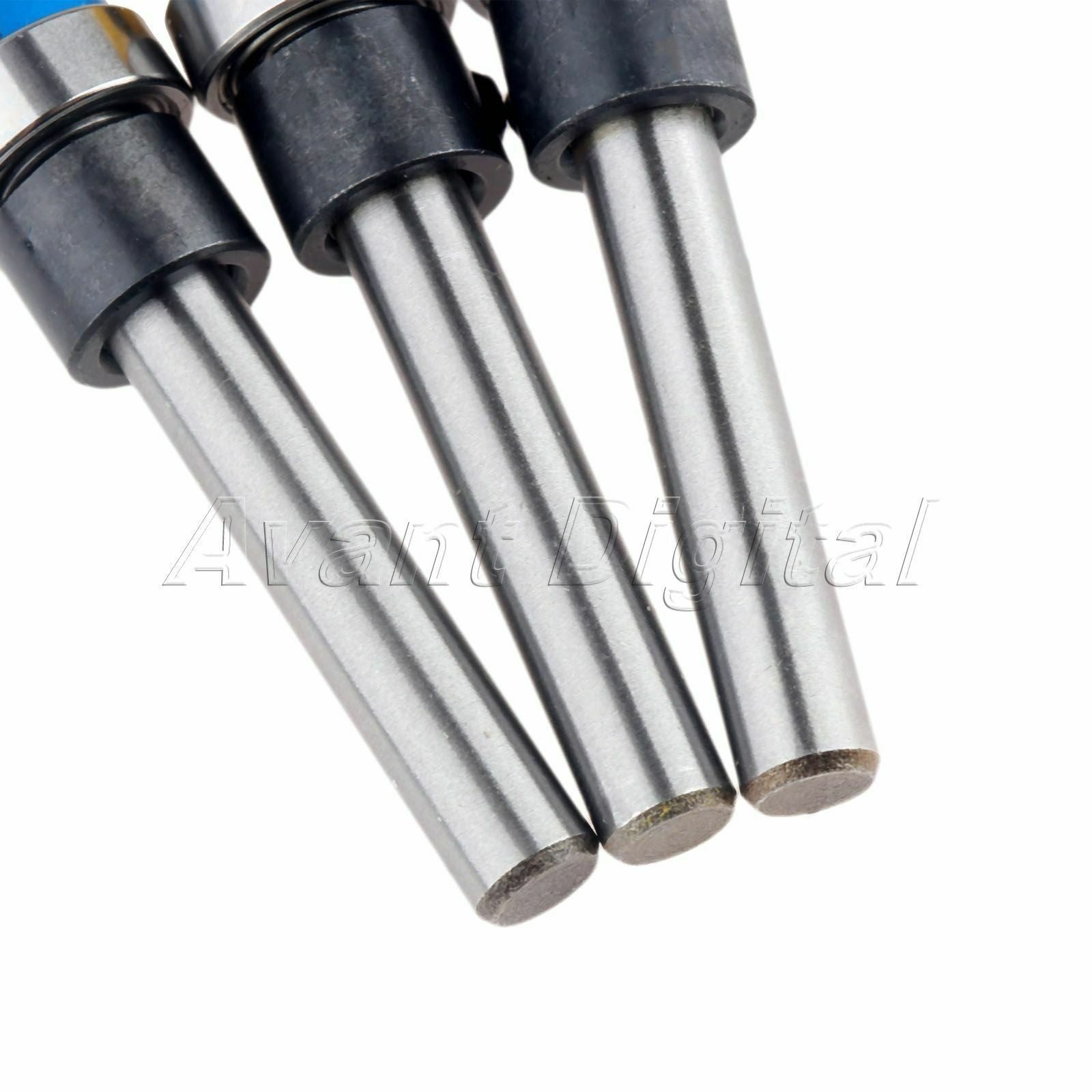 Router Bit 3Pcs 1/4" Handle Straight Template Milling Cutter Woodworking Tool