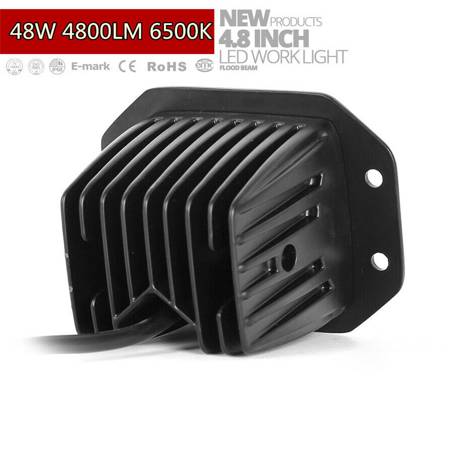 LED Driving Work lights  Reverse Lamps Spot & Flood beam For Truck 4x4 SUV Jeep