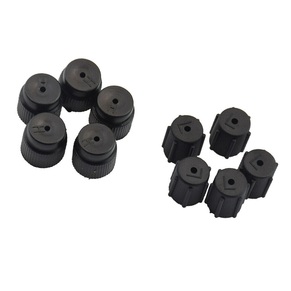 10x R134a 13mm & 16mm Air Conditioning Service Charging Port Service Caps High &