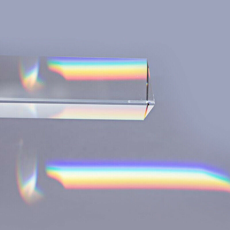 30*30*60mm Triangular Prism BK7 Optical Prisms Glass Physics Teaching Ref.l8