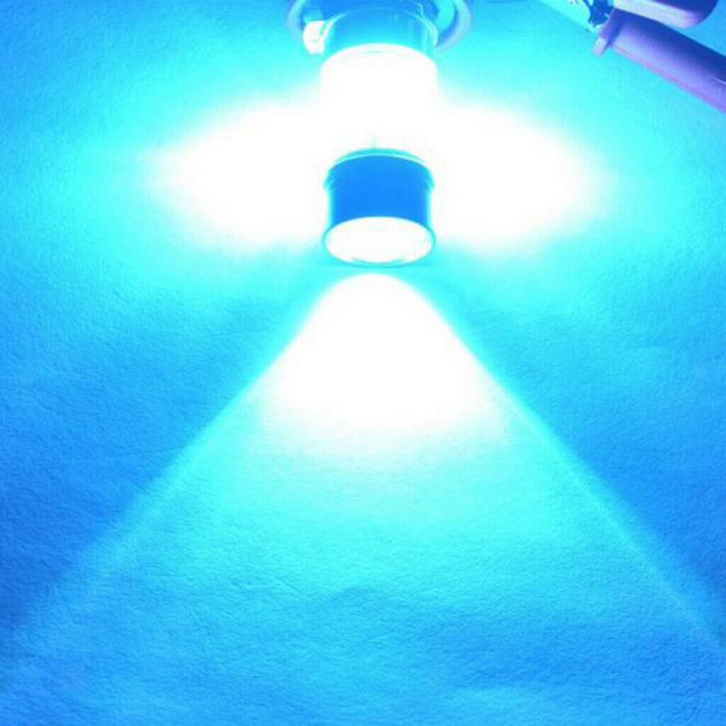 1 Pair H3 100W LED 8000K ICE BLUE 2323 Projector Fog Driving Light Lamp