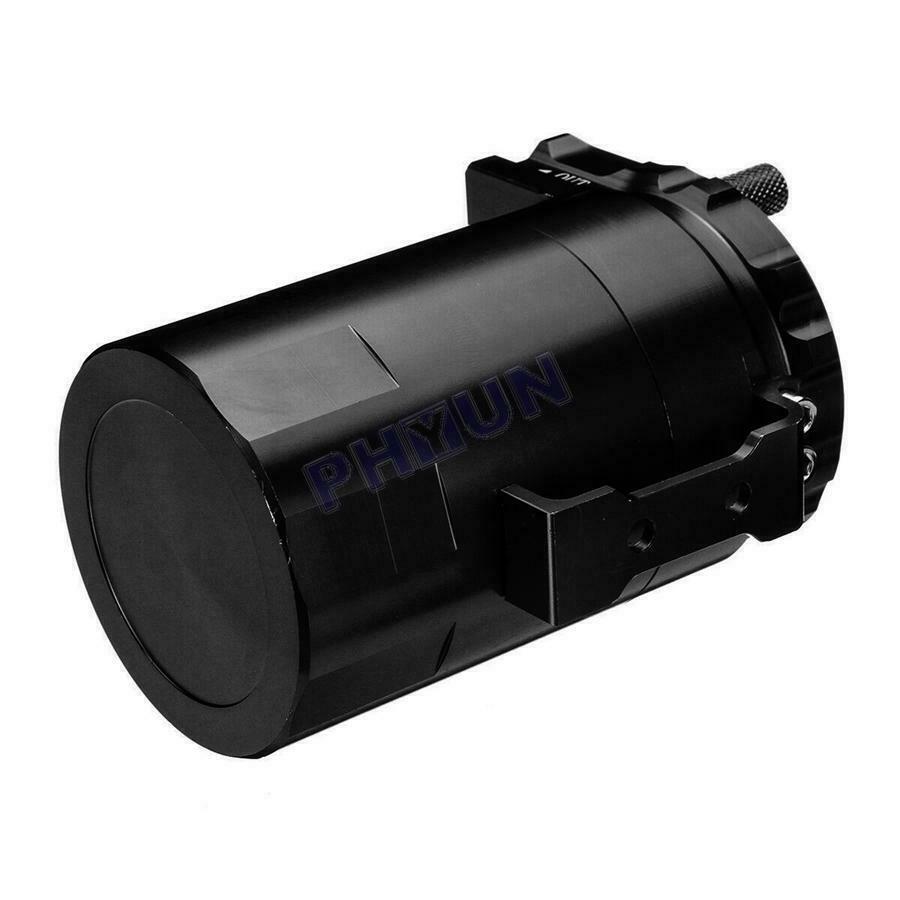 Oil Catch Can Reservoir Tank Kit Engine Black Polish Baffled Universal Aluminum