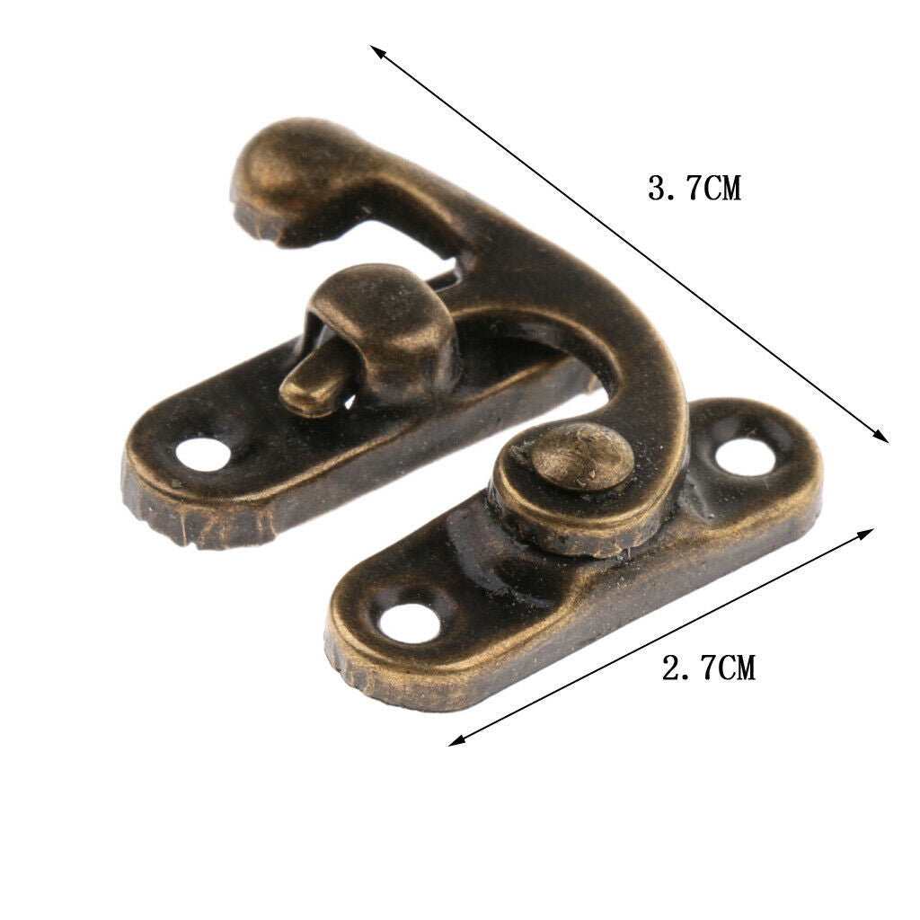 10 Pieces Crate Lock Bird Nest Box Lock, Random Color