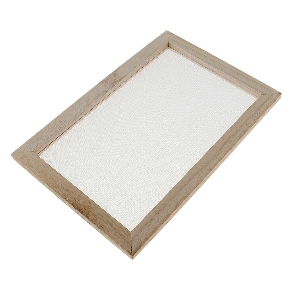 2 Pieces 20x30cm Paper Making Screen Frame, Ready Meshed and Comes with an