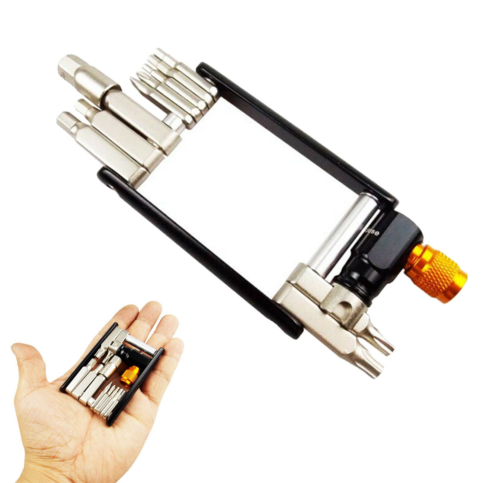 Steel Bike Multi Tools Outdoor Repair Tool Allen Keys Spoke Wrench Fixed Set