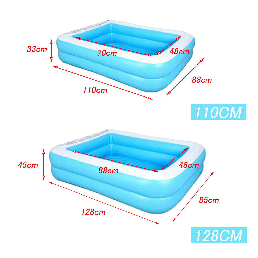 50x35" Summer Inflatable Swimming Pool Paddling Pools for Kid's Garden