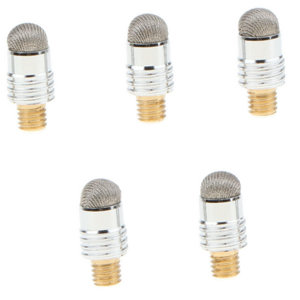5 Pieces 2 in 1 Replacement Fiber Tips for Capacitive Stylus Pens Dia 6.0mm