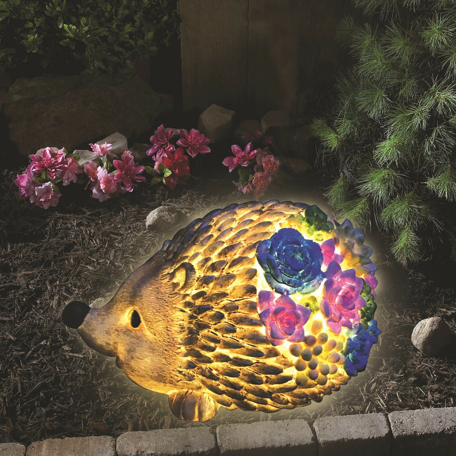 Hedgehog Solar Powered Outdoor Decor LED Garden Light