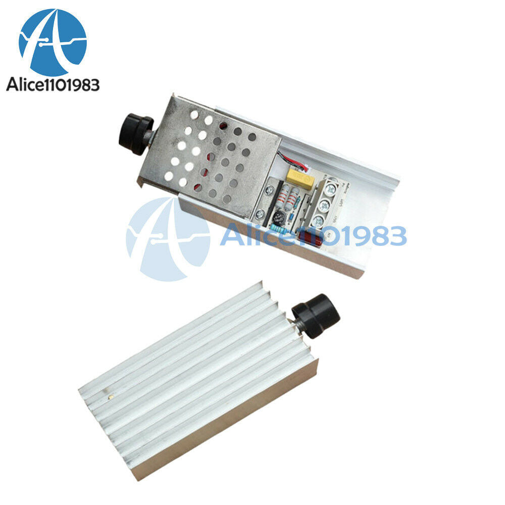 AC 110V 220V 10000W SCR Voltage Regulator Speed Controller Dimmer Thermostat