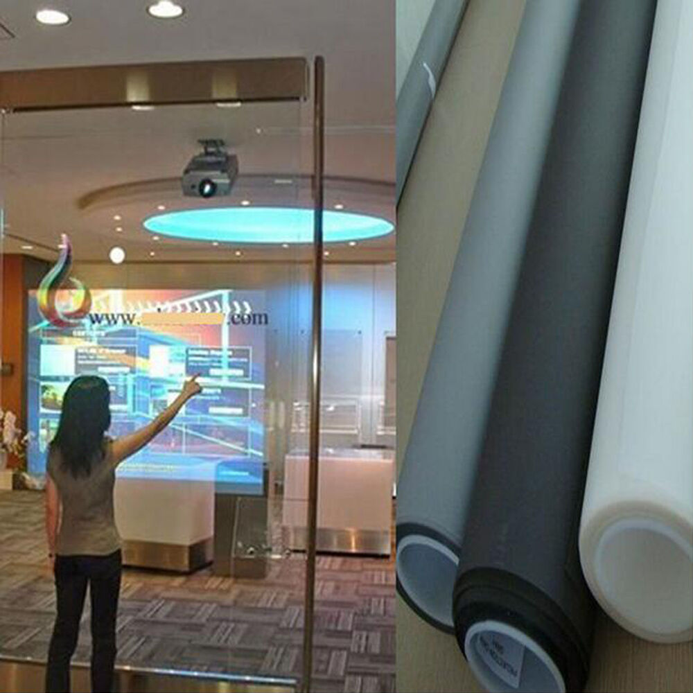 Wide:60"/Clear Rear Projection Film/Projector/Screen/Material/Window/Glass Decor