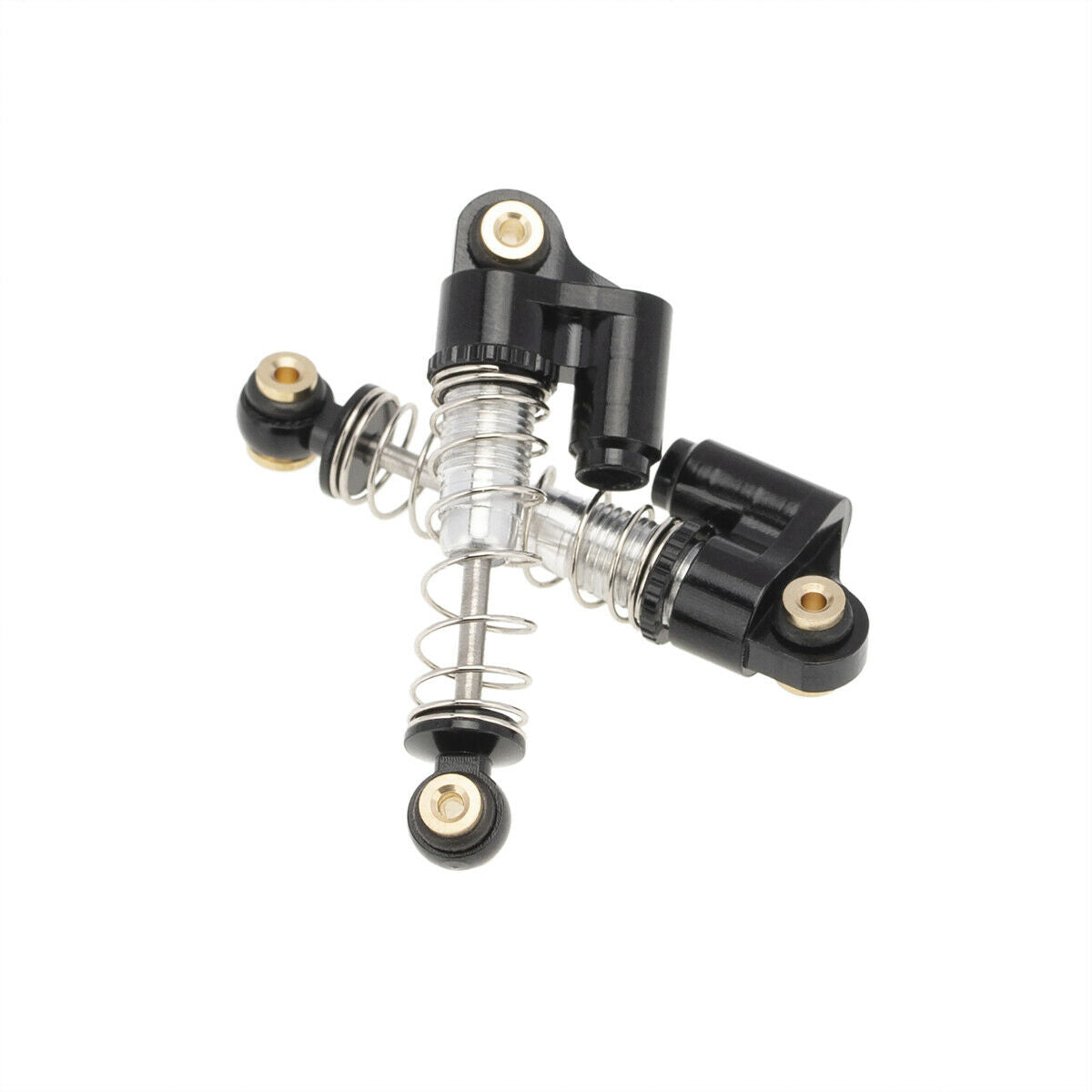 4Pcs /Pack Aluminum Threaded Shocks for Rcing Axial SCX24  Black New