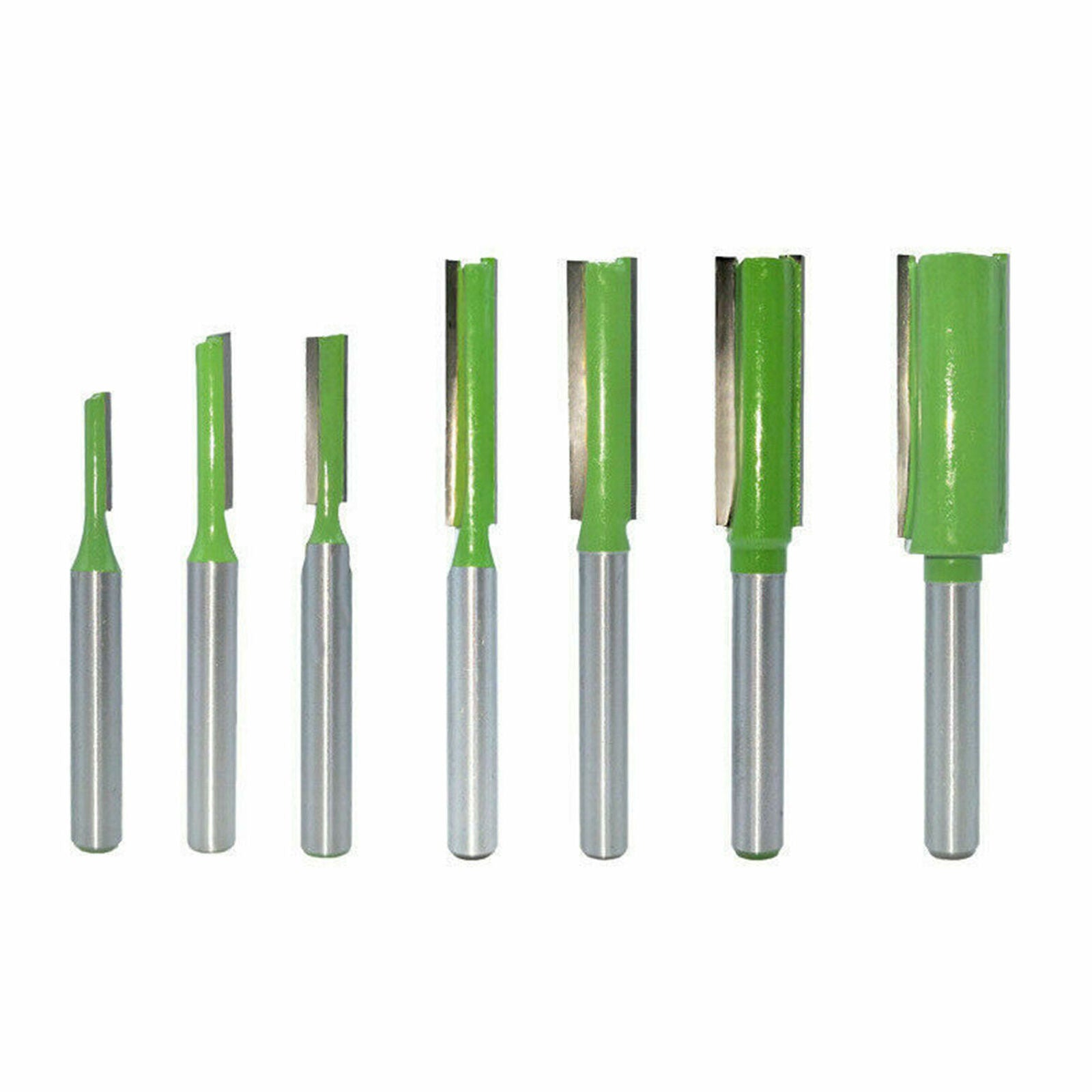 7 pieces set of grooving cutters 6mm shank routers grooving wood milling cutters