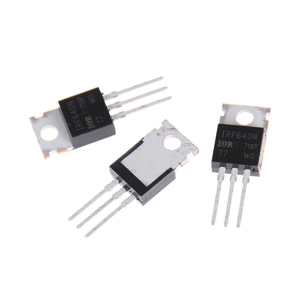 10PCS New IRF640 IRF640N Power mosfet 18A 200V TO-220 bdbacaIACA