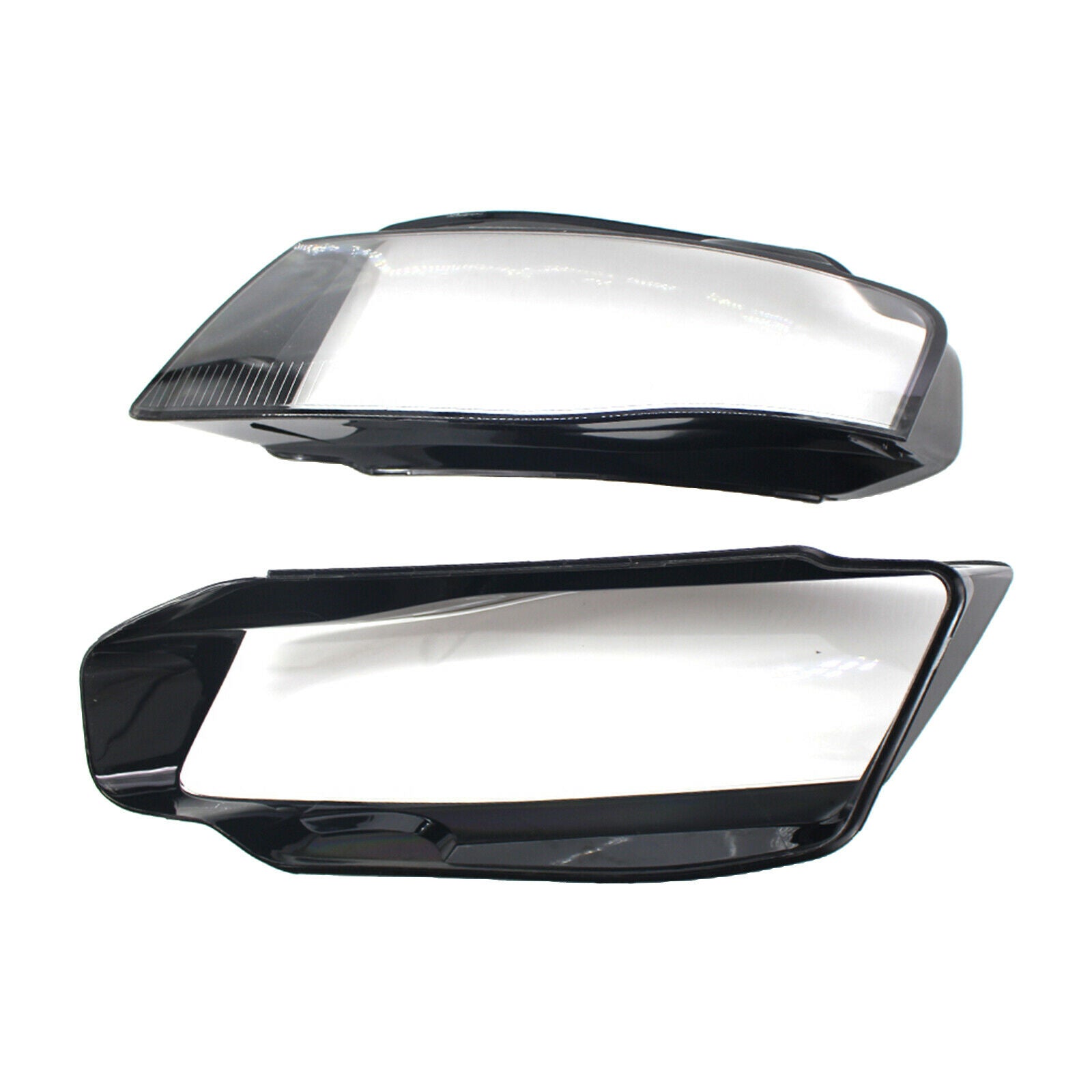 Car Headlight Lens Cover Fits for Audi A4 2009-2012 B8 Left and Right Side