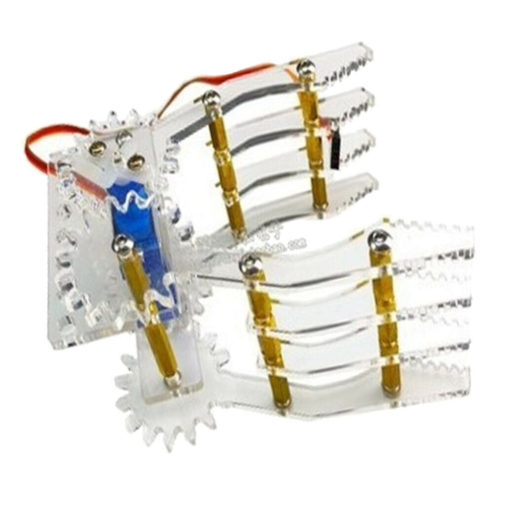 1 Pair Servo Mechanical Claw 9g Servo Grab Manipulator Splicing Symmetric
