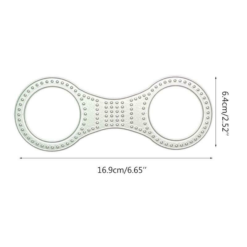 Double Circle Metal Cutting Dies Stencil DIY Scrapbooking Album Paper Card Mold