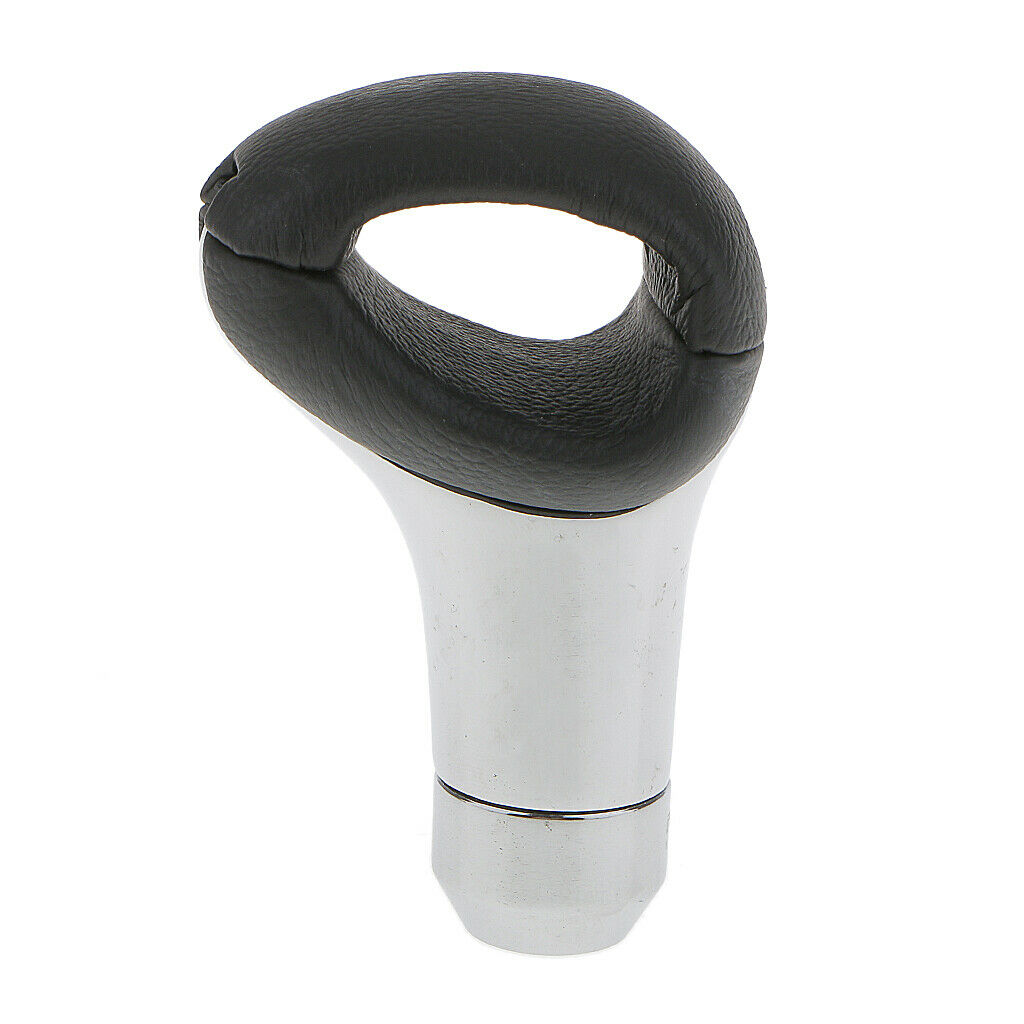 Leather Gear Manual Car Transmission Gear Stick Shift Knob Shifter Lever
