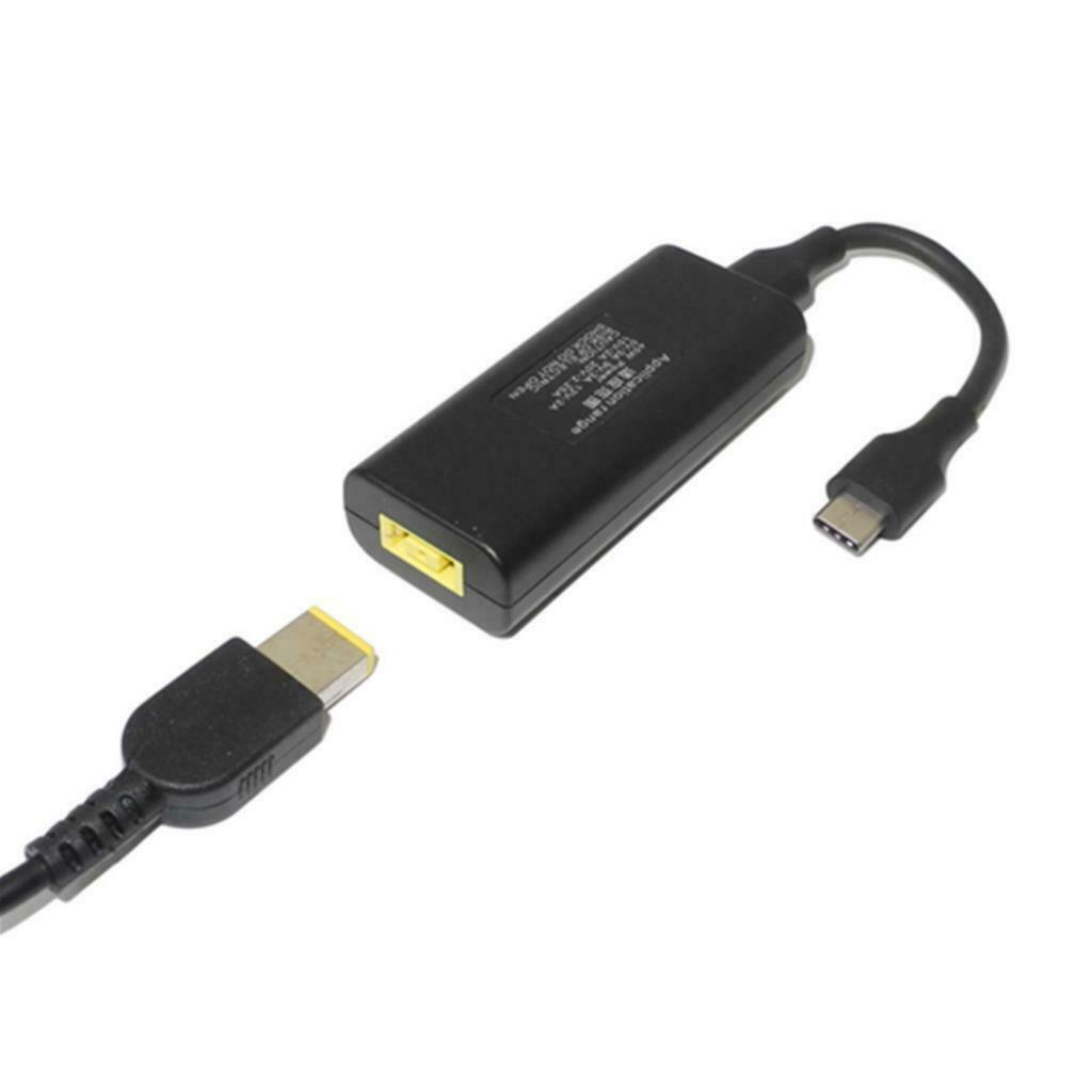 2x USB Female to USB Type C Jack Connector for Asus Laptop Charger 65W