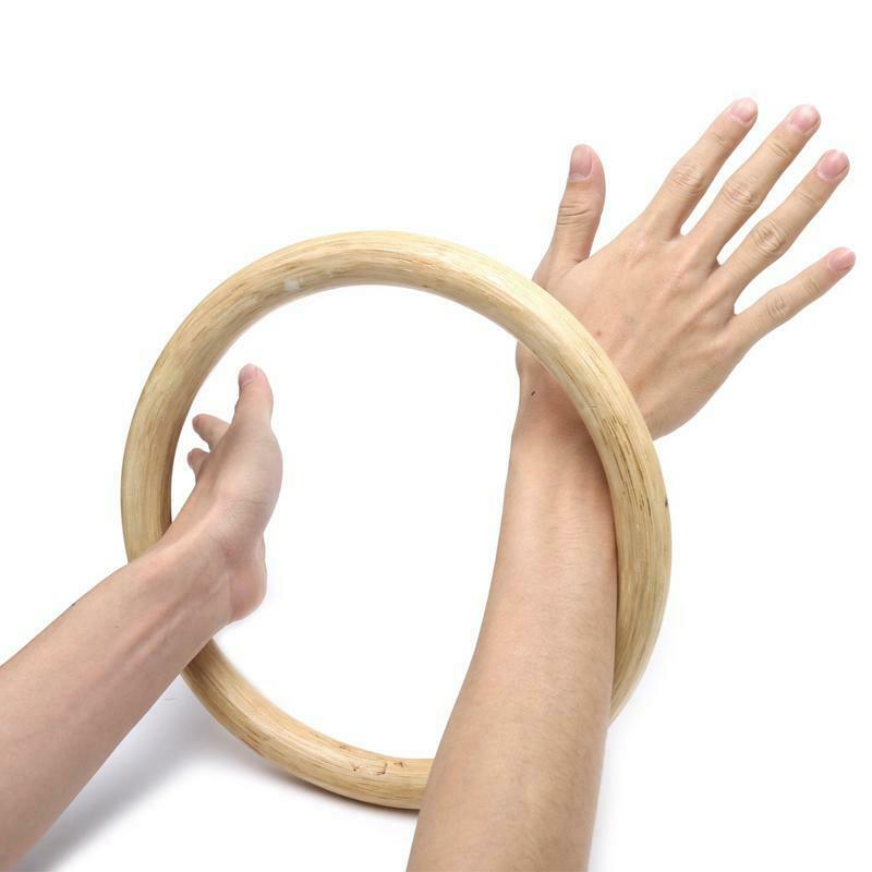 Chinese Kung Fu Wing Chun Hoop Wood Rattan Ring Sticky Hand Strength Training