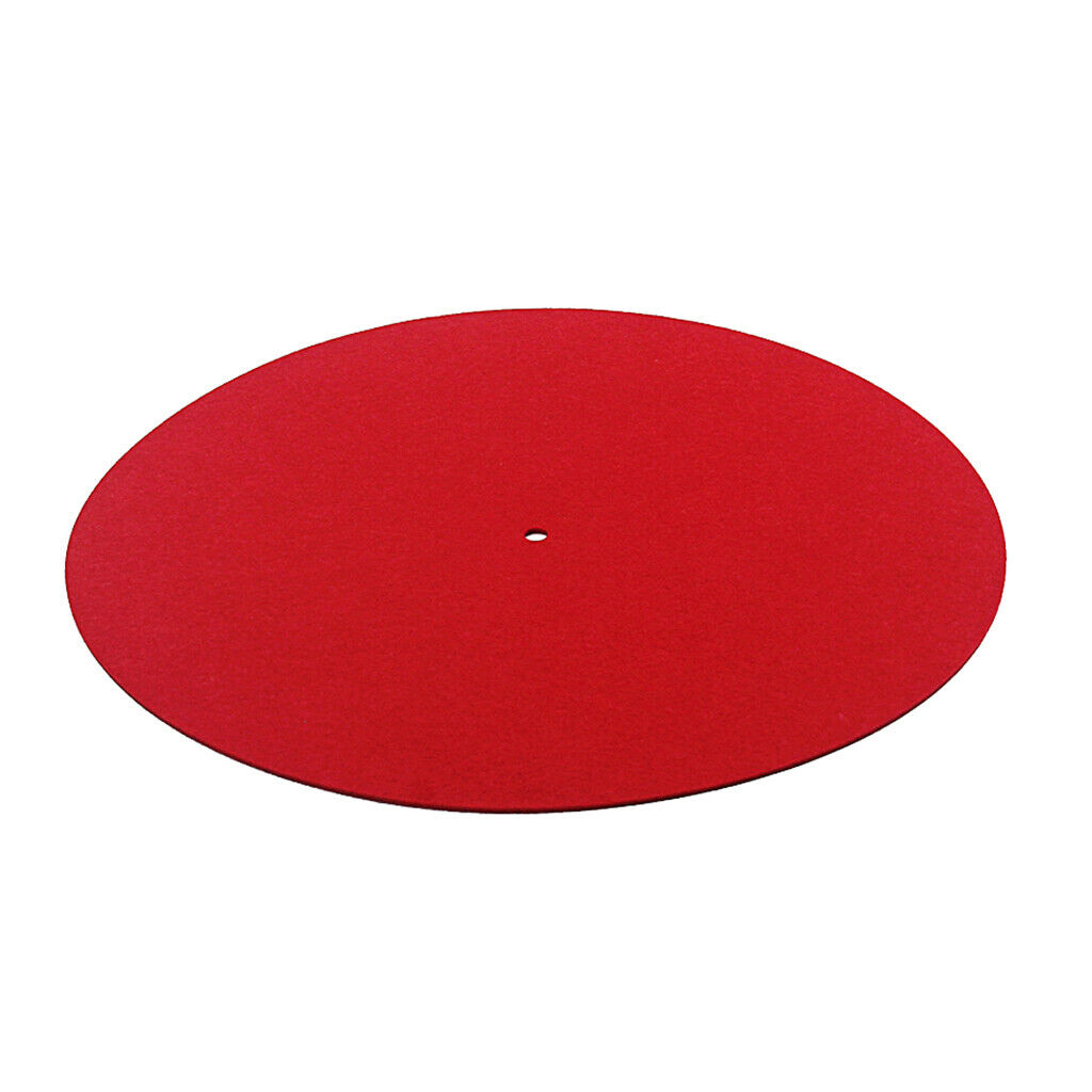 Turntable Phonograph Platter Slip Mat Felt Record Player Vibration Dampening