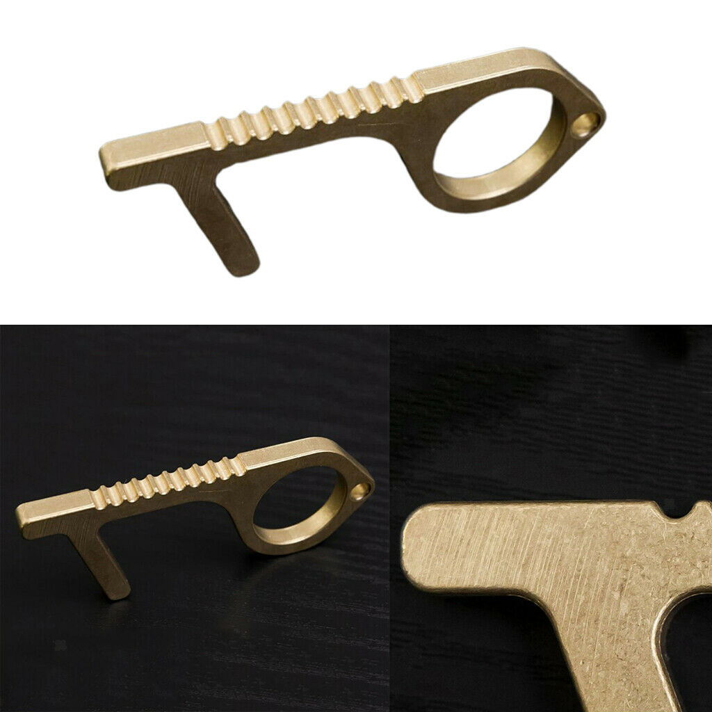 3x Touch Free Safety Hygiene Antimicrobial Door Opener Handle Key Tool
