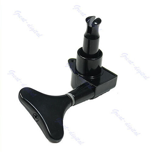 Hot Guitar Sealed Tuners Tuning Pegs Machine Heads 2R2L For 4 String Bass Black