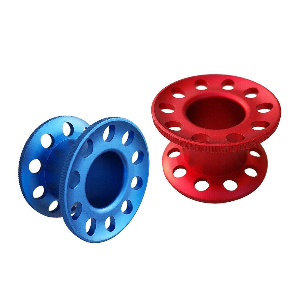 1 Pair of Compact Scuba Diving Finger Coil for Holding 18 M of Guide Line