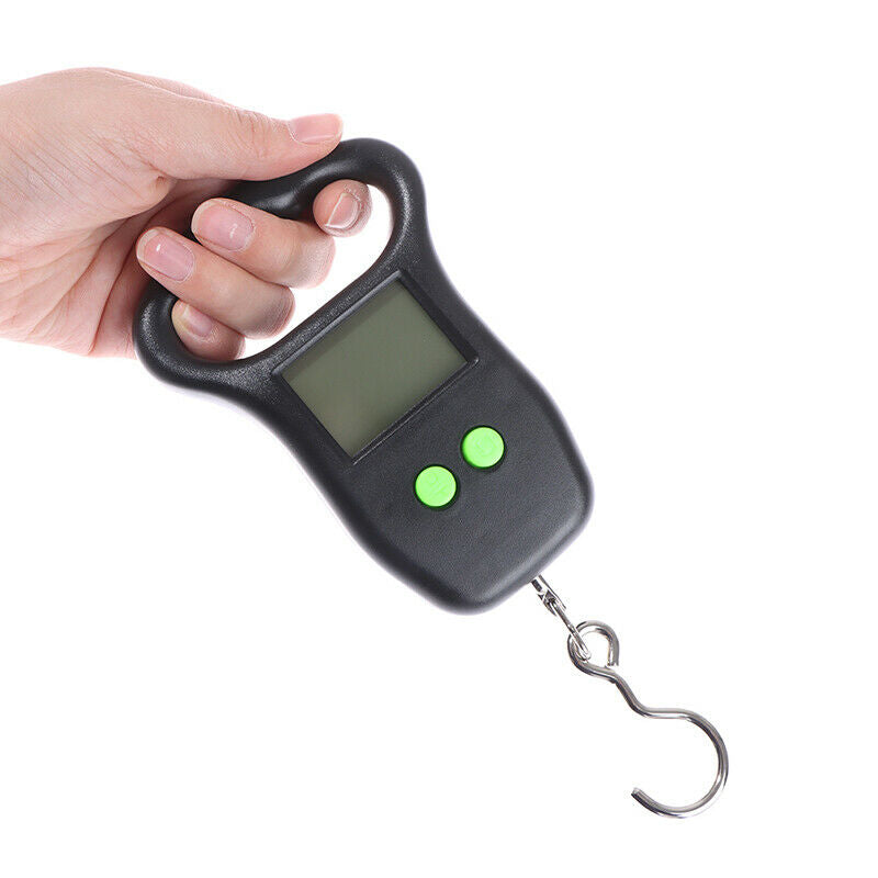 50kg Digital Luggage Scale With Handle Hanging Electronic Scale Fishing ScaDEAU