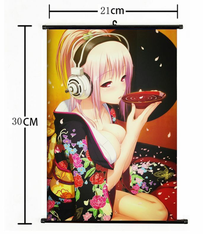 Hot Japan Anime Super Sonico the Animation  Wall Poster Scroll Home Decor 097