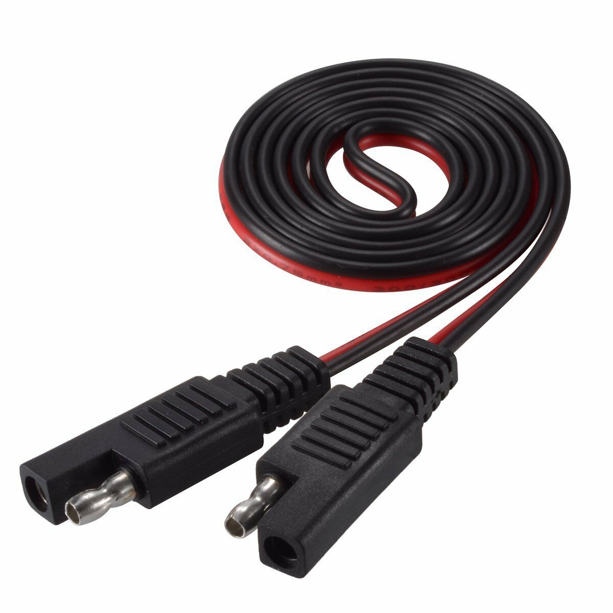 Motorcycle SAE to USB Cable Adaptor Dual USB Port Cell Phone Charger & Voltmeter