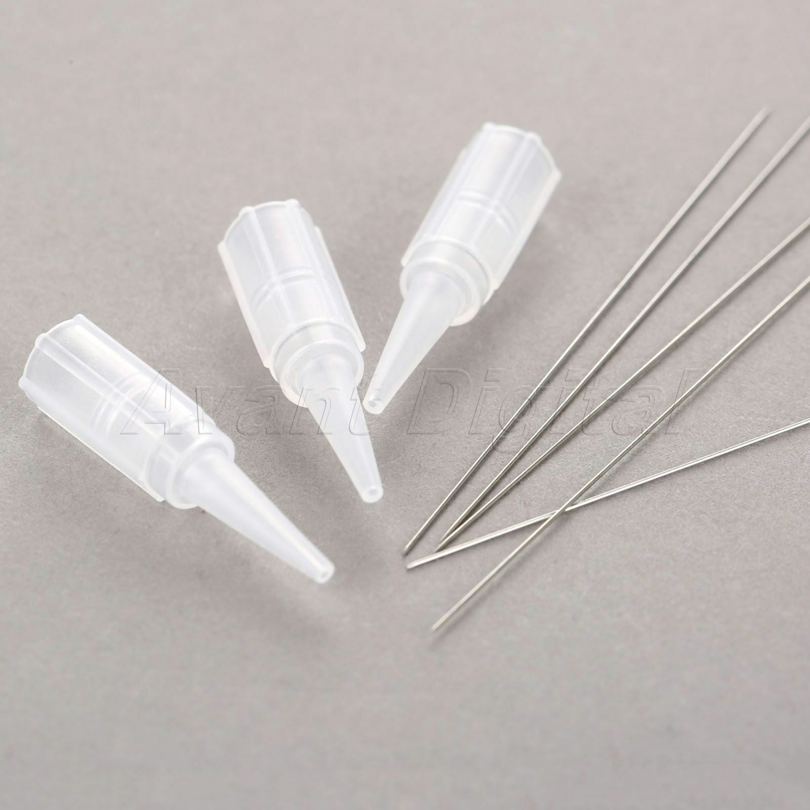 50pcs Sterile Disposable 0.3mm 1R Permanent Makeup Eyebrow Tattoo Needles & Tips