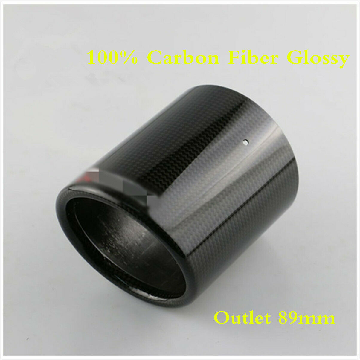 1PCS Carbon Fiber Outlet 89mm Exhaust pipe Cover Exhaust Muffler Pipe Tip Cover
